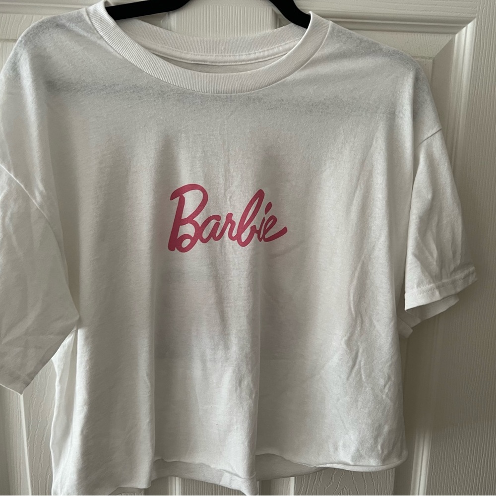 Barbie - crop top shirt! Super cute. - Picture 1 of 5